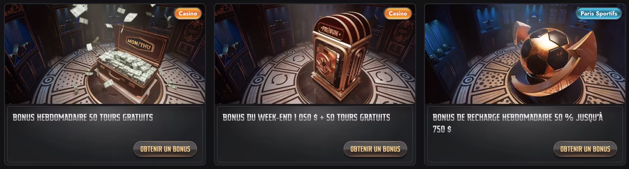 Gransino bonus et welcome bundle